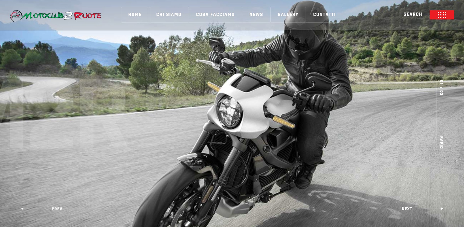 Sito web Motoclub 2 Ruote Italia