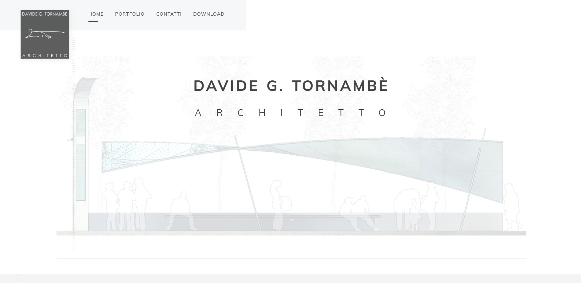 Sito web Davide G. Tornambe Architetto